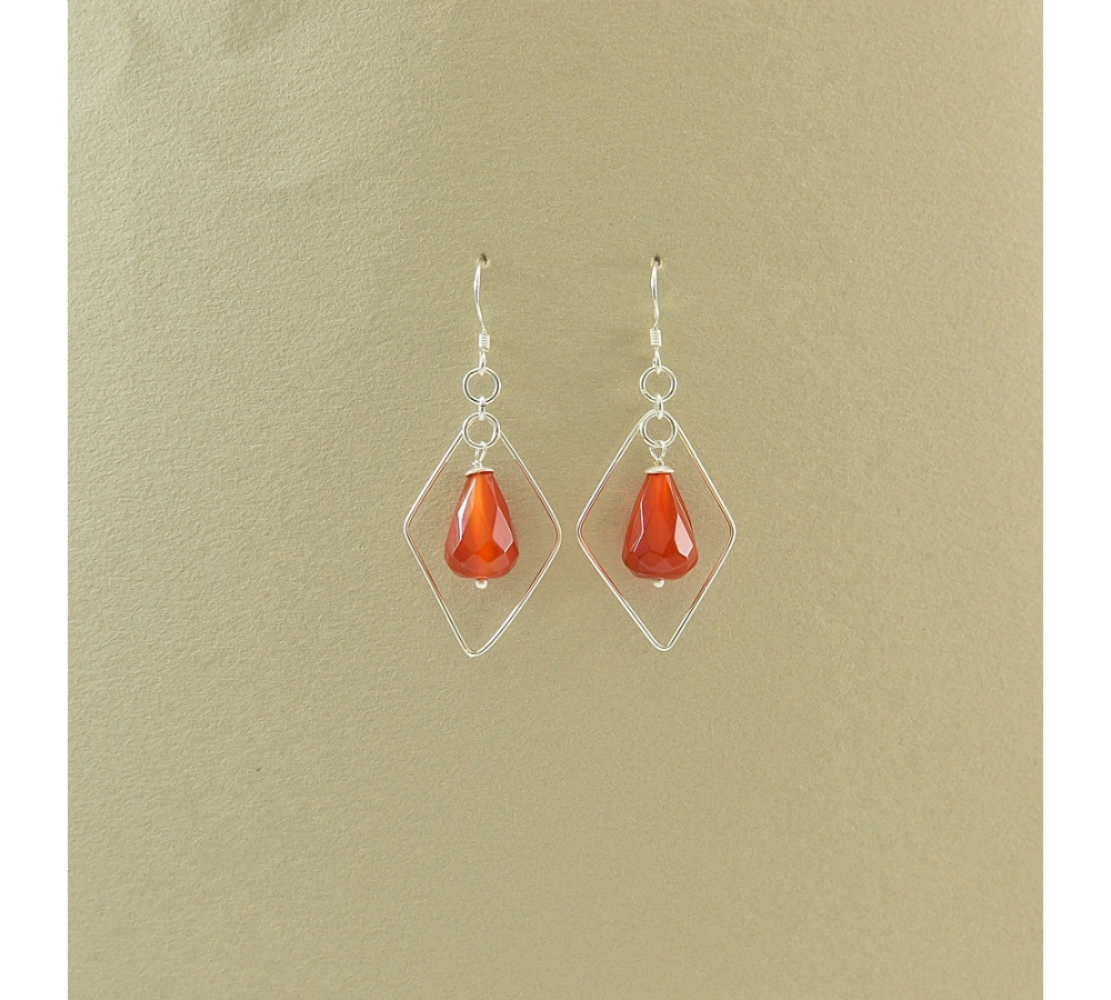 JE327 Carnelian Earring
