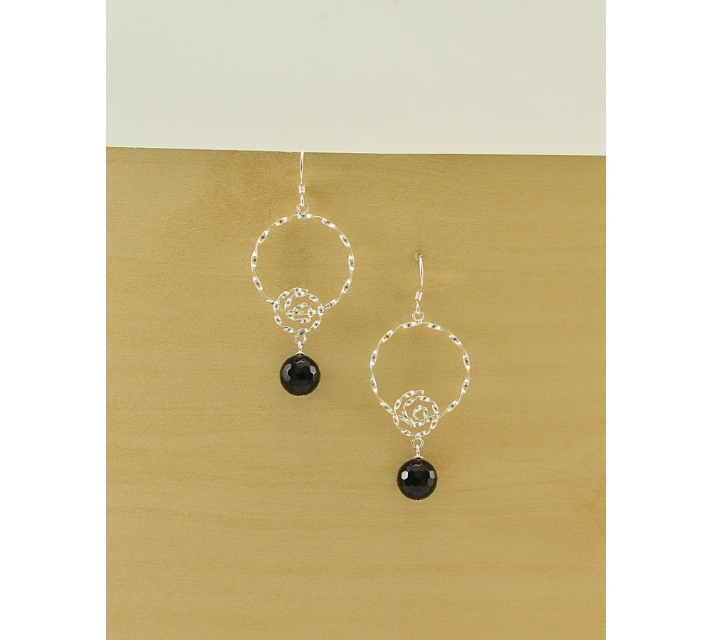 JE315 Black Onyx Earring