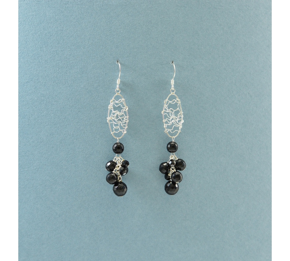 JE303 Black Onyx Earring