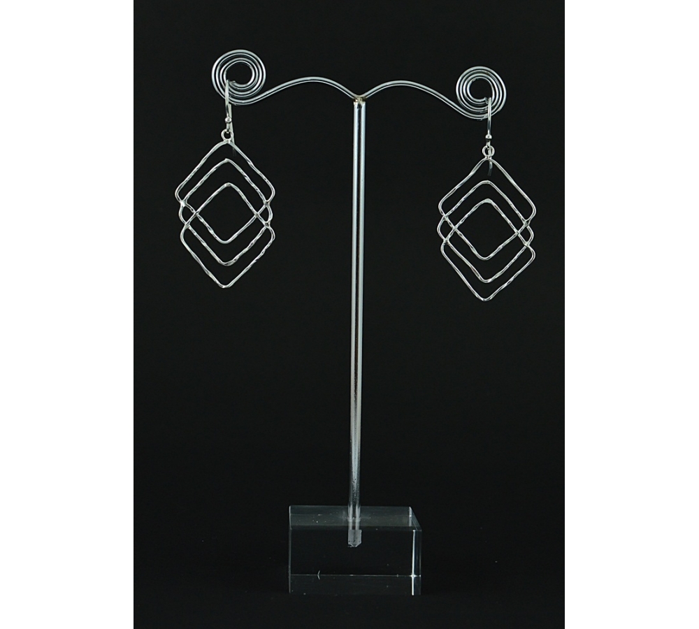 S0369 Plain Silver Earring