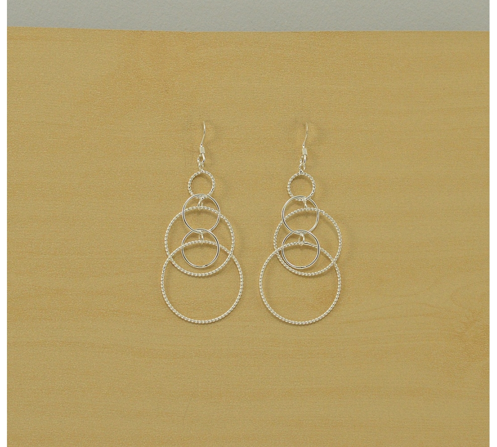 S0368 Plain Silver Earring