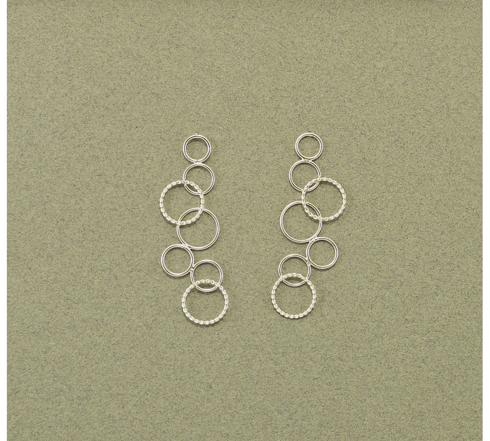 S0366 Plain Silver Earring