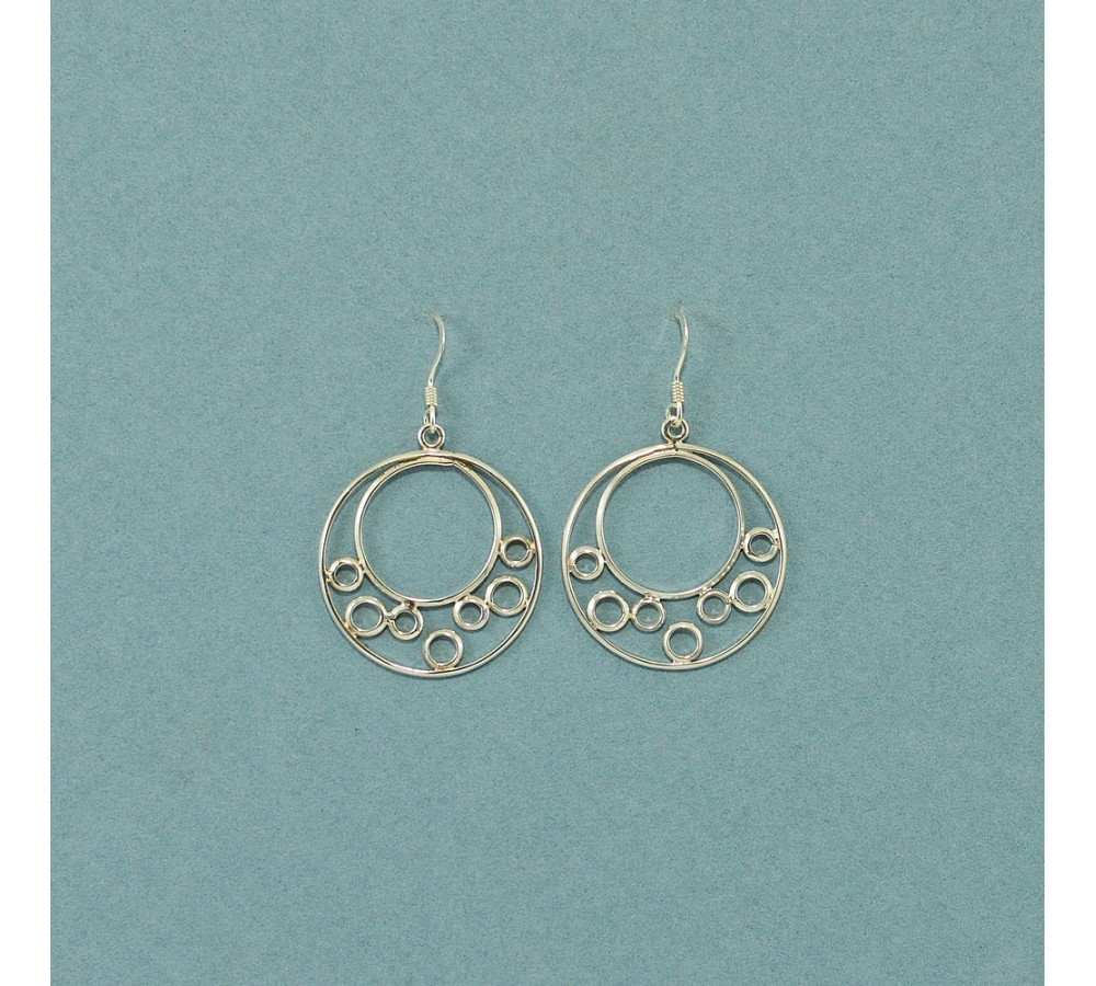 S0365 Plain Silver Earring