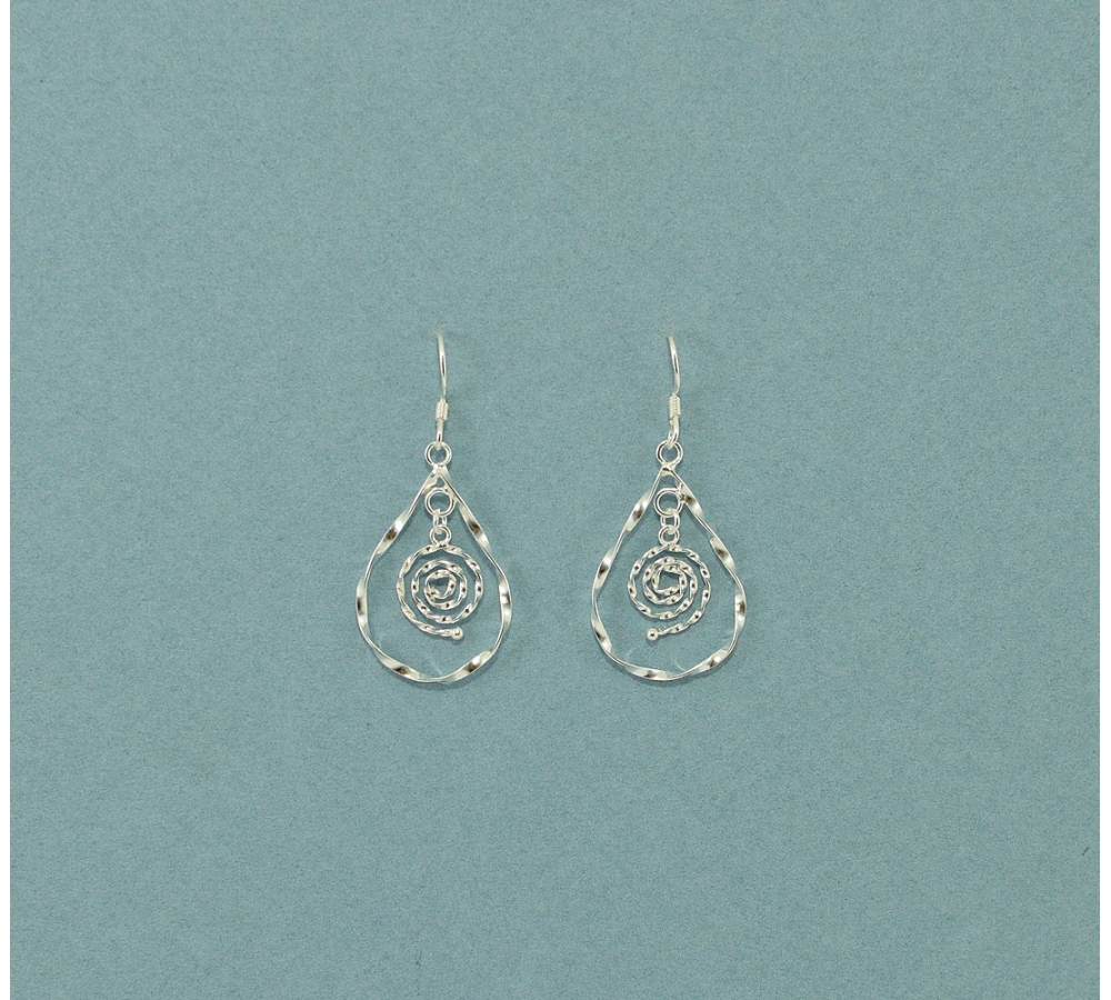 S0364 Plain Silver Earring