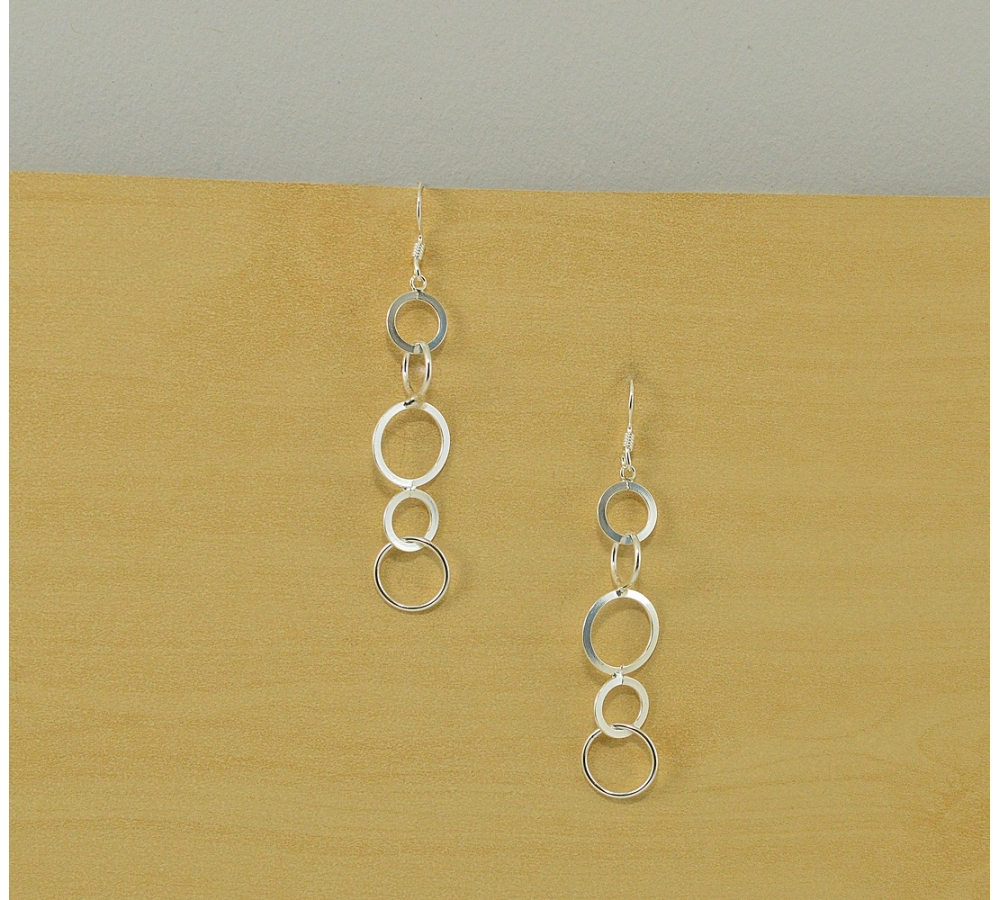 S0363 Plain Silver Earring
