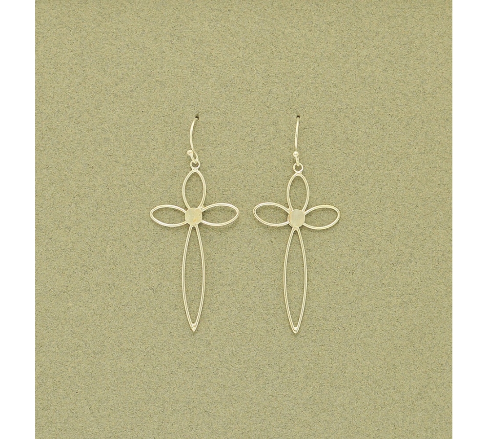 S0357 Plain Silver Earring