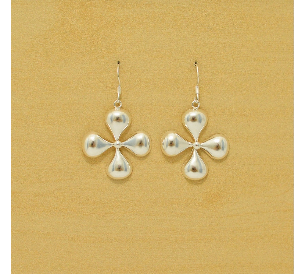 S0356 Plain Silver Earring