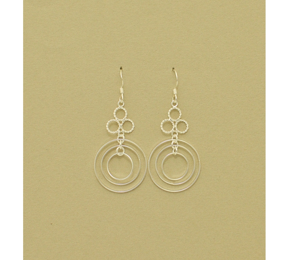 S0355 Plain Silver Earring