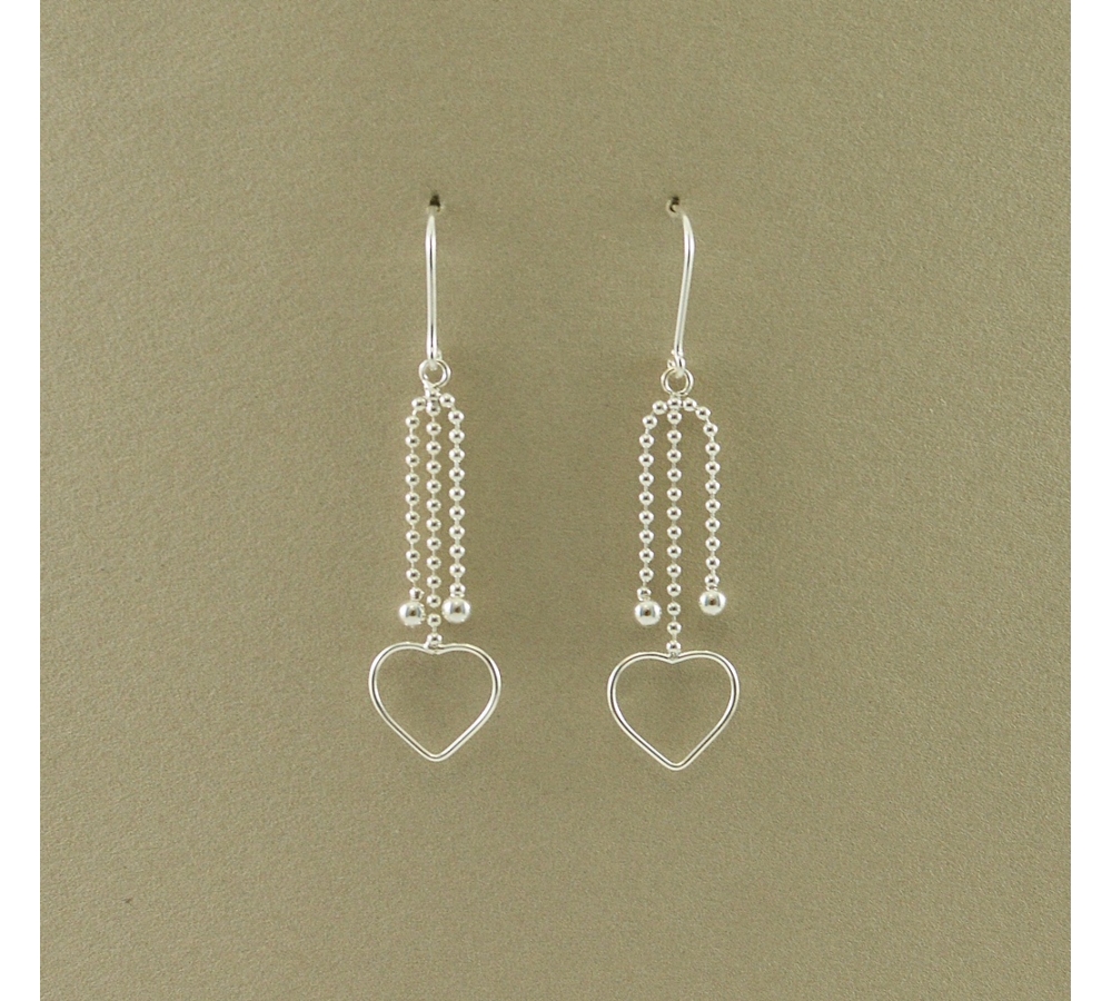 S0349 Plain Silver Earring