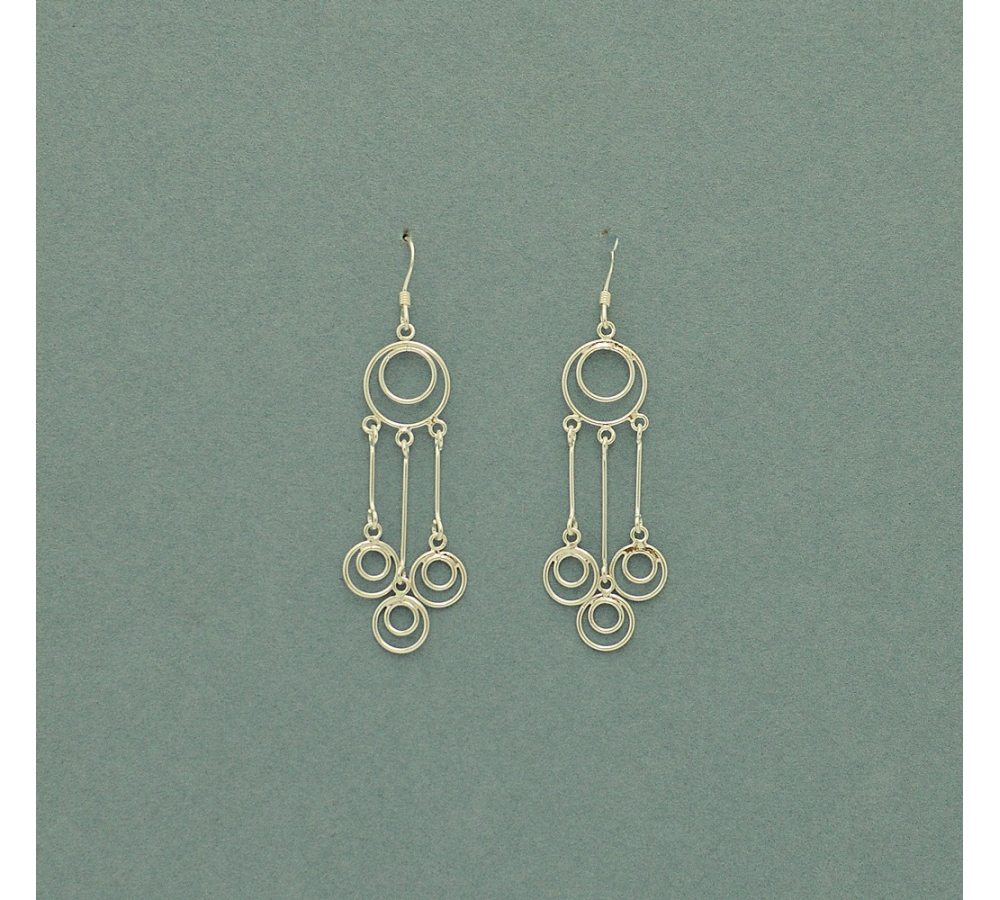 S0348 Plain Silver Earring