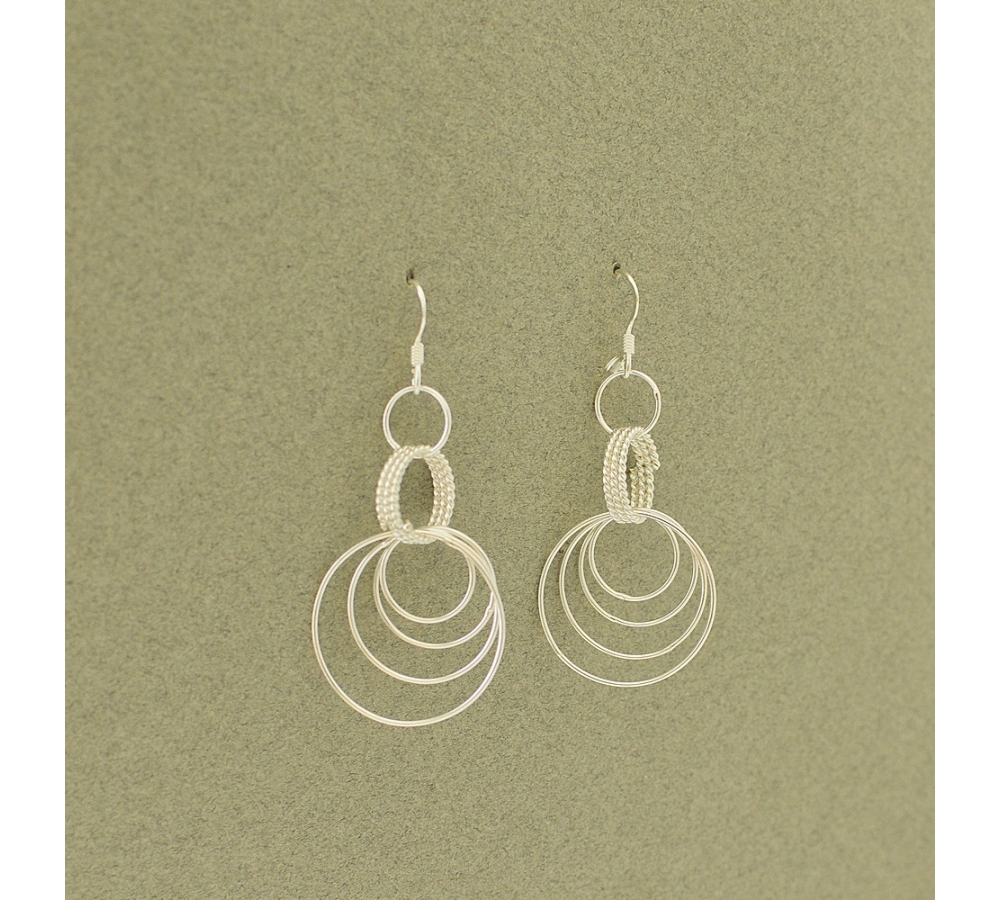 S0347 Plain Silver Earring