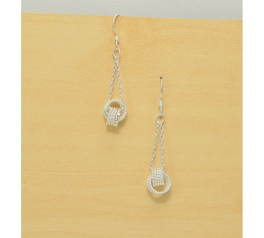 S0345 Plain Silver Earring