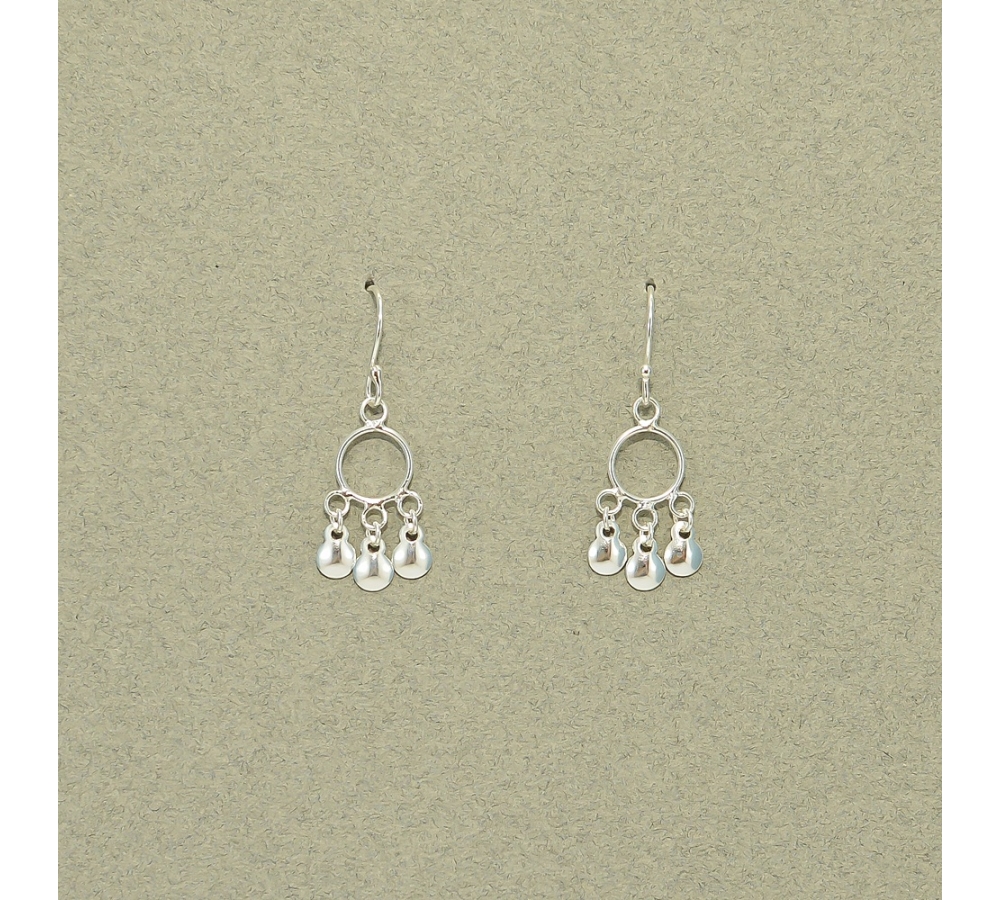 S0344 Plain Silver Earring