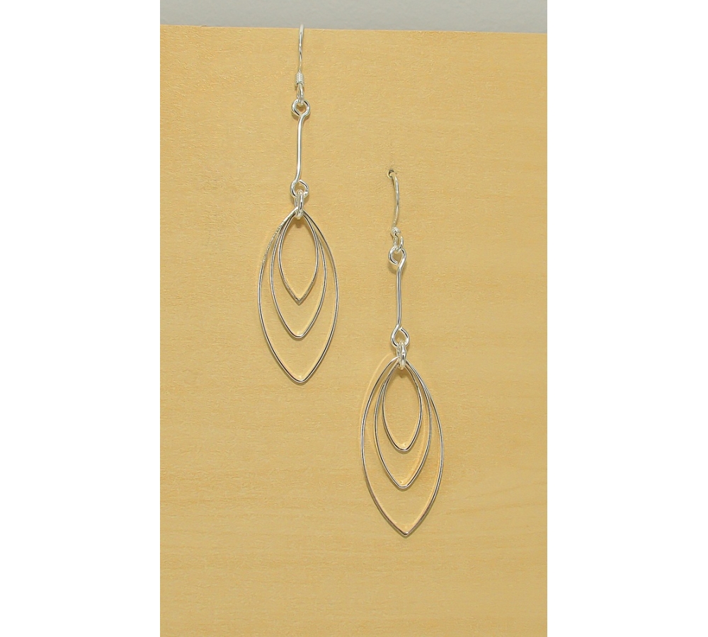 S0342 Plain Silver Earring