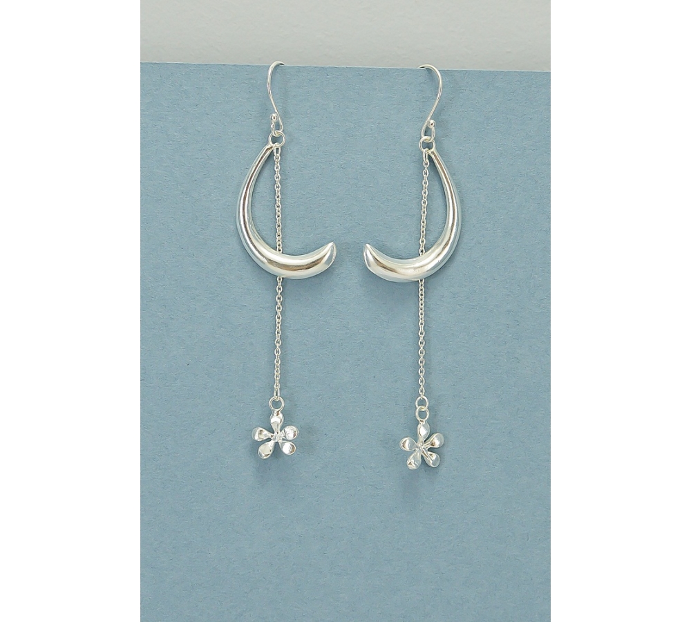 S0341 Plain Silver Earring