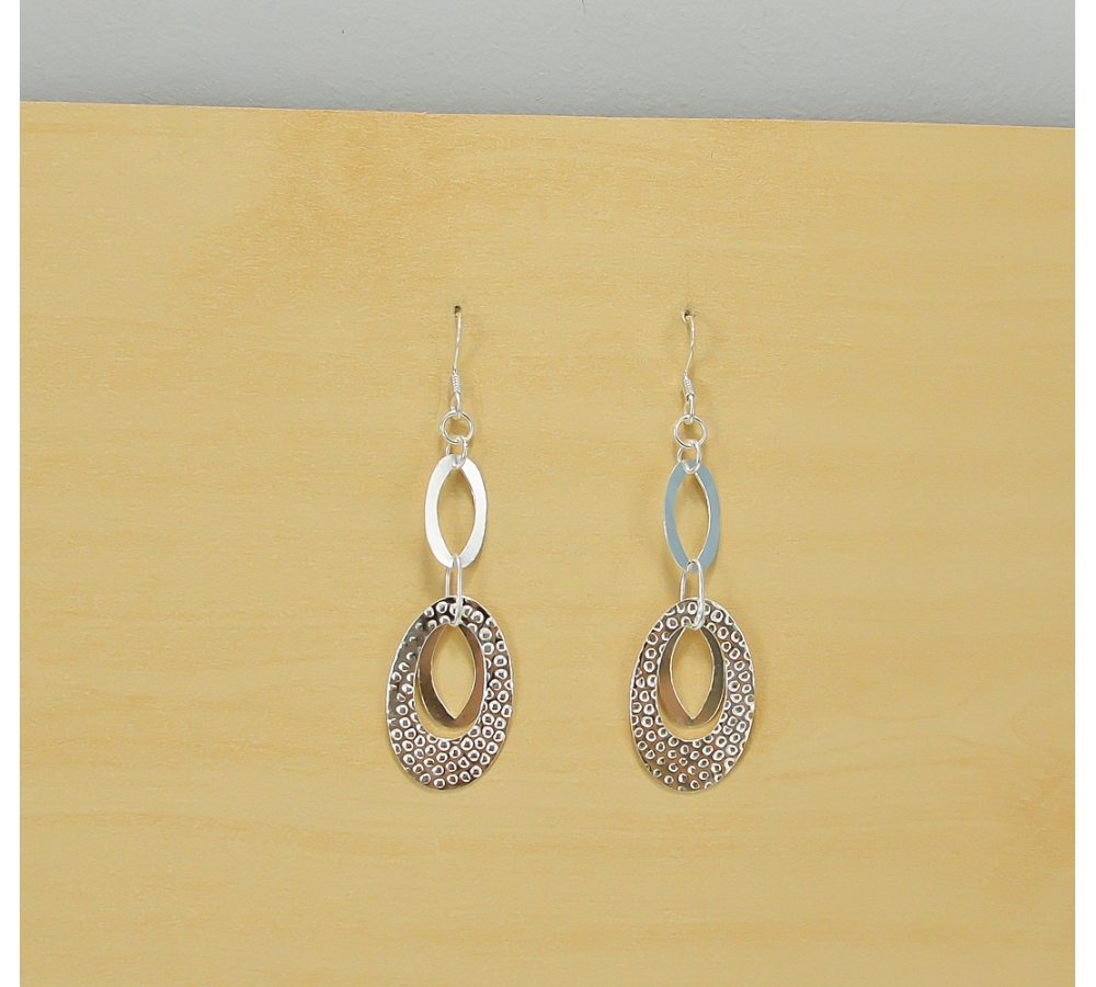 S0340 Plain Silver Earring