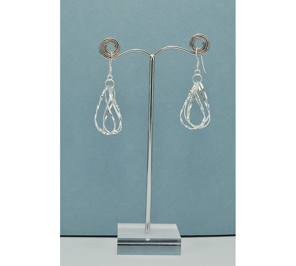 S0339 Plain Silver Earring