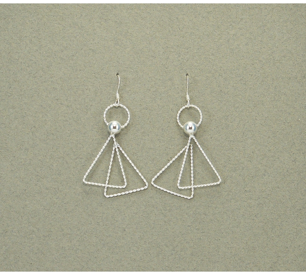 S0337 Plain Silver Earring