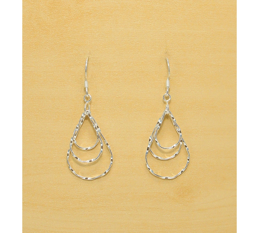 S0335 Plain Silver Earring