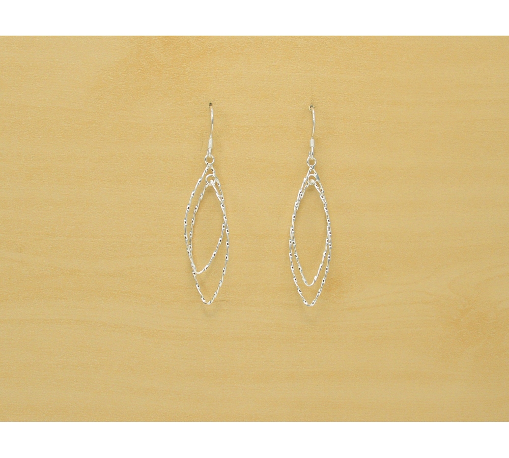 S0333 Plain Silver Earring