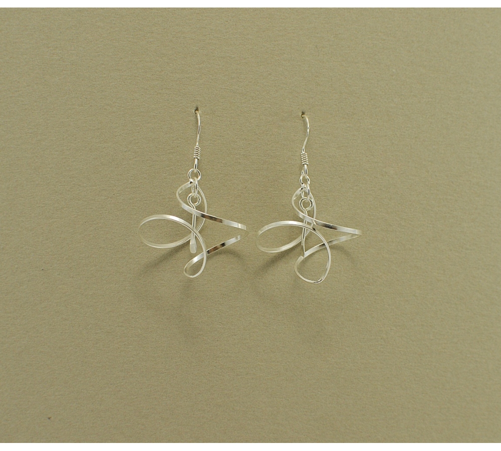 S0330 Plain Silver Earring