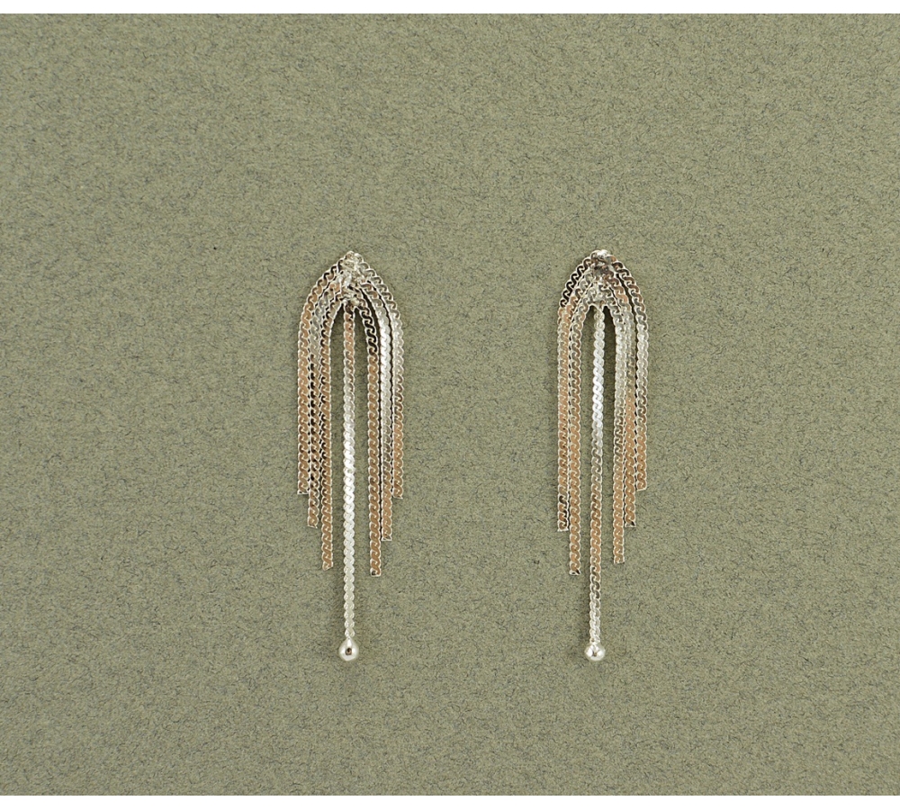 S0331 Plain Silver Earring