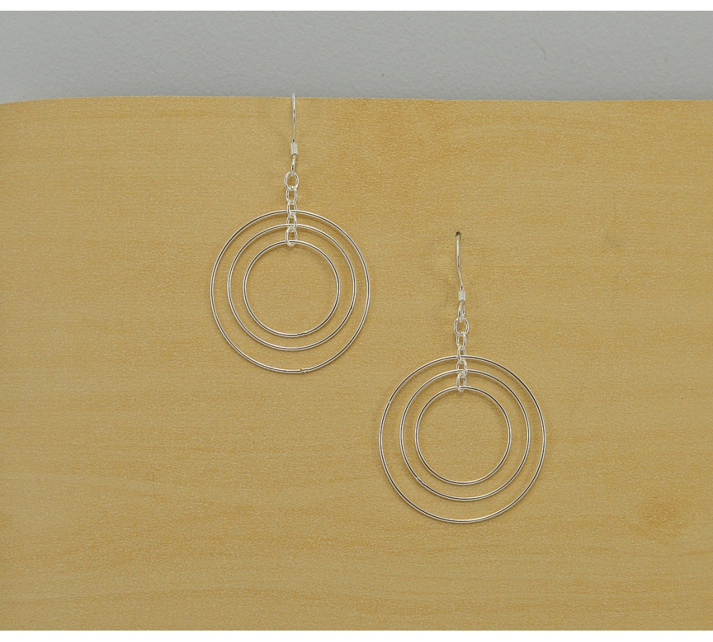 S0329 Plain Silver Earring