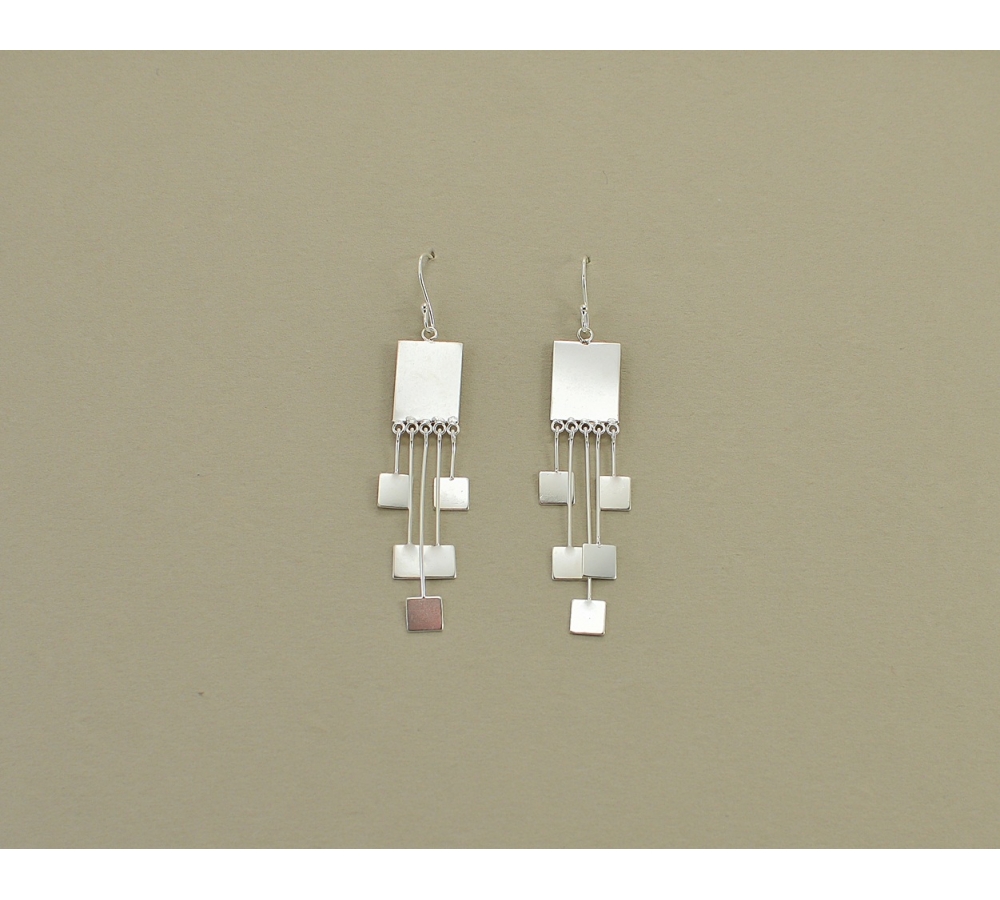 S0326 Plain Silver Earring