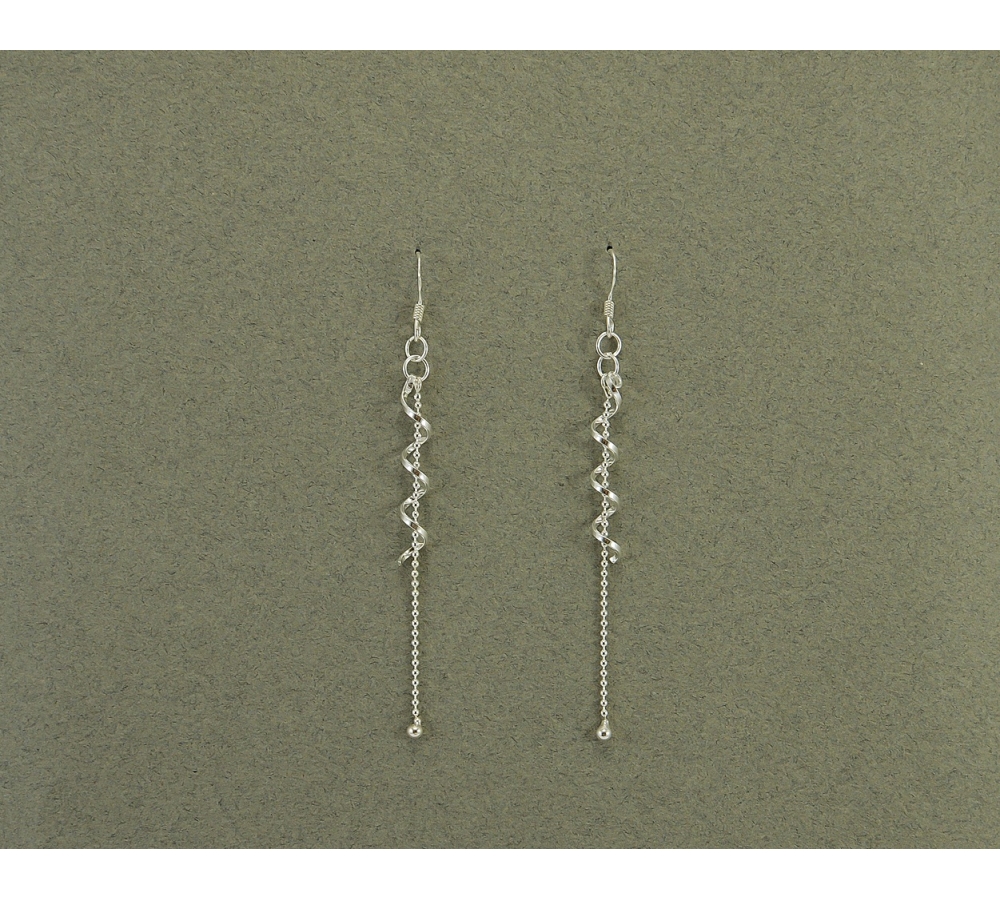 S0327 Plain Silver Earring