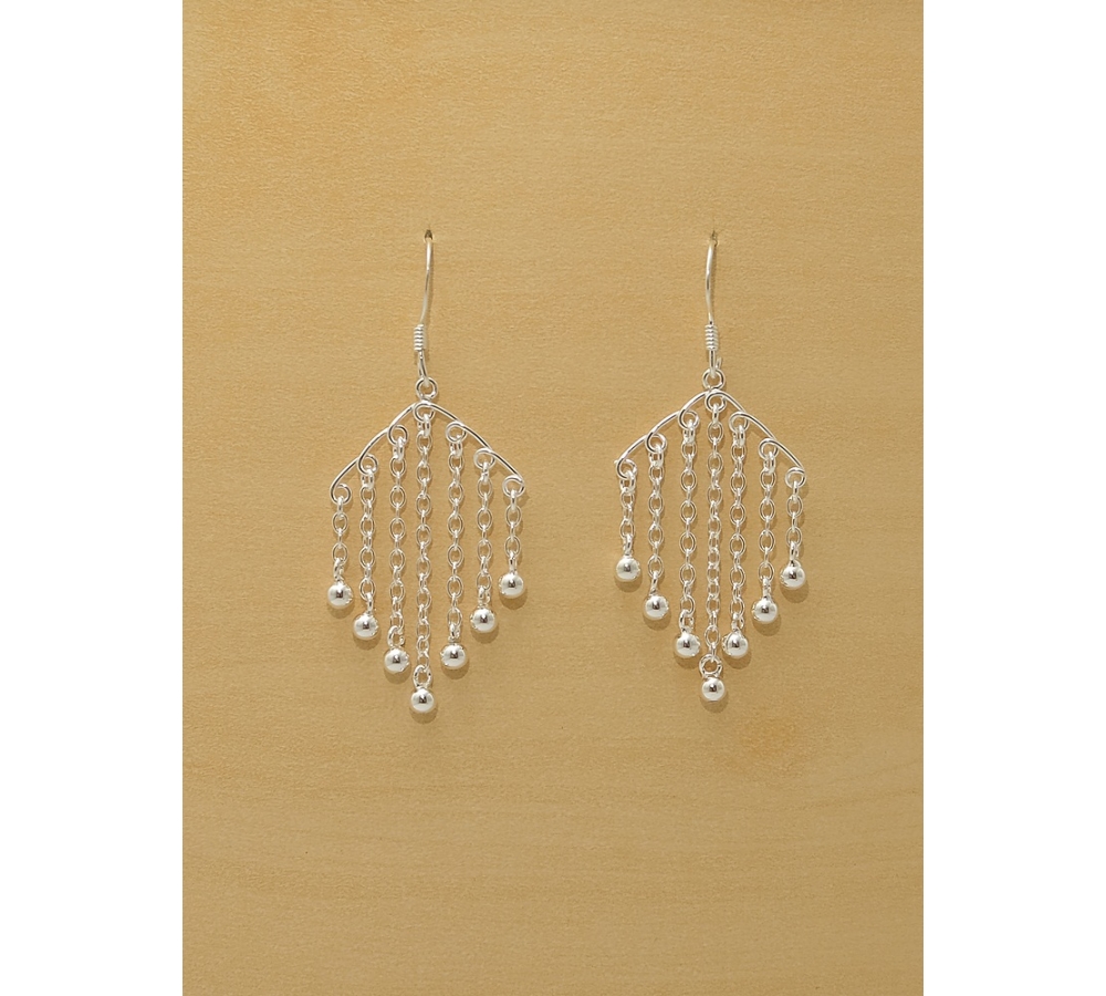 S0313 Plain Silver Earring