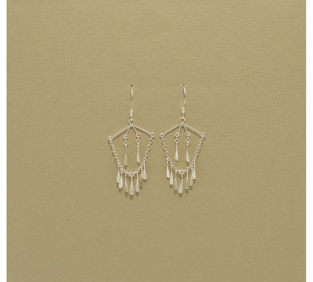 S0312 Plain Silver Earring