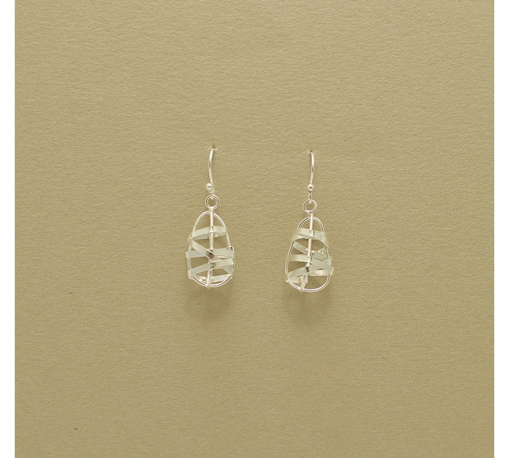 S0311 Plain Silver Earring