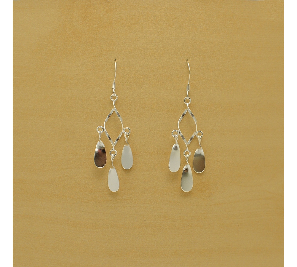 S0308 Plain Silver Earring