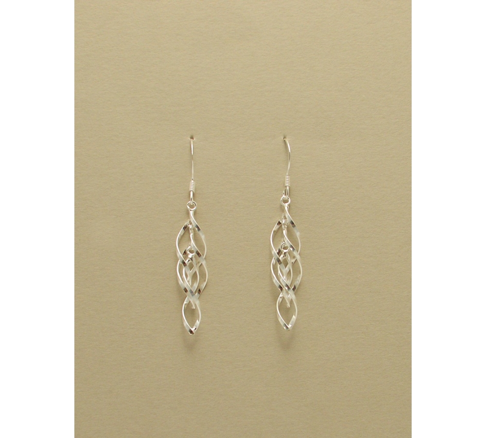 S0307 Plain Silver Earring