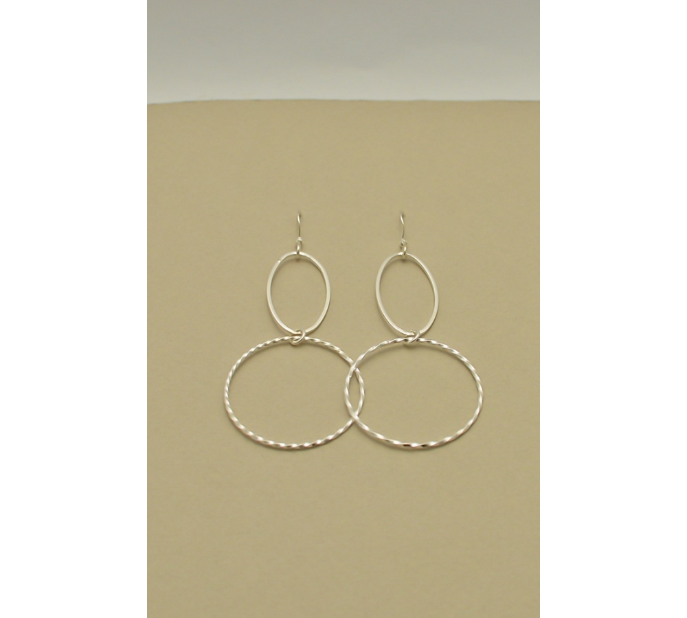 S0306 Plain Silver Earring