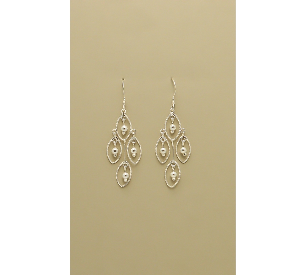 S0305 Plain Silver Earring