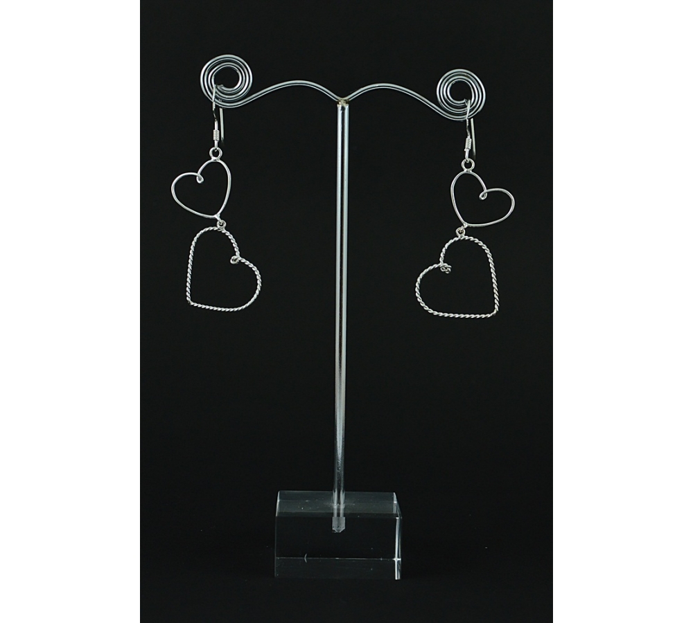 S0301 Plain Silver Earring