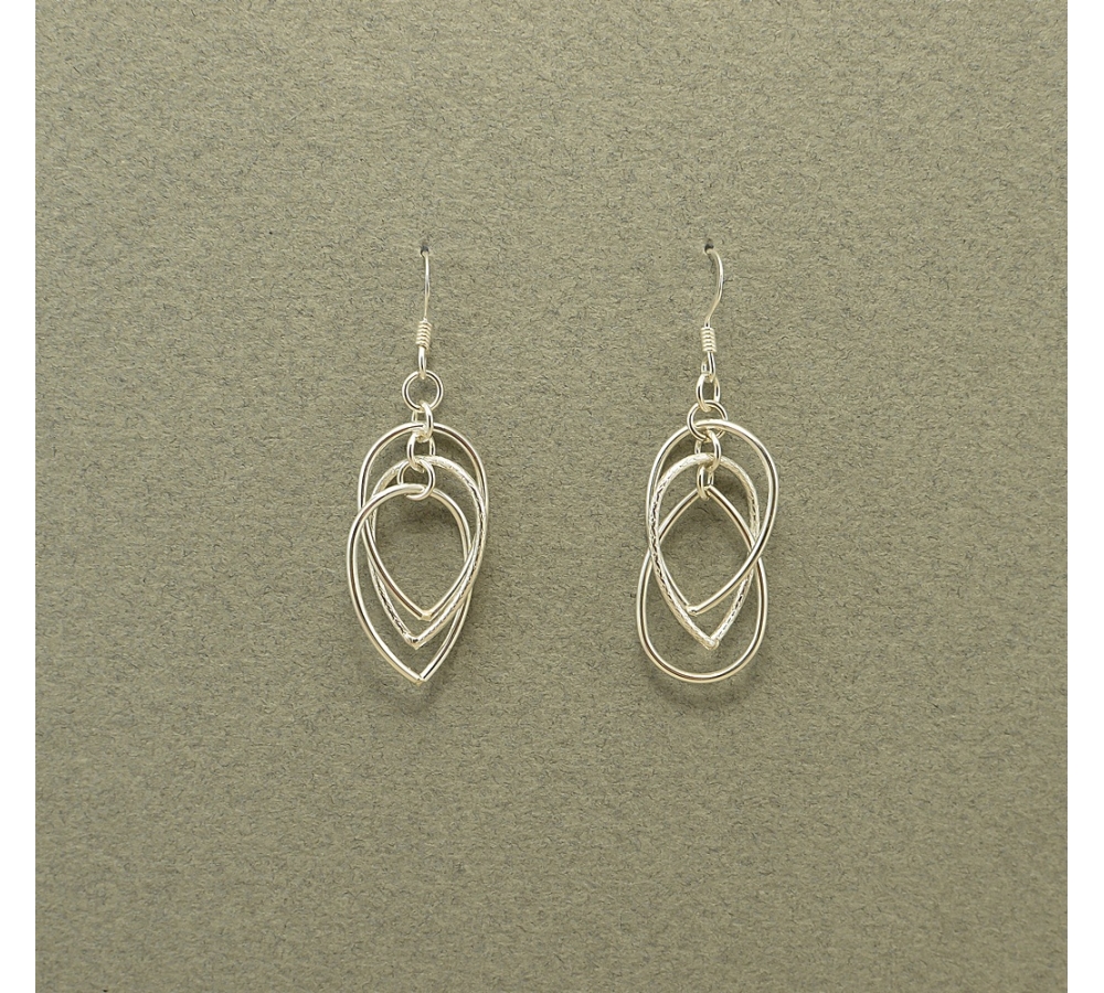 S0302 Plain Silver Earring
