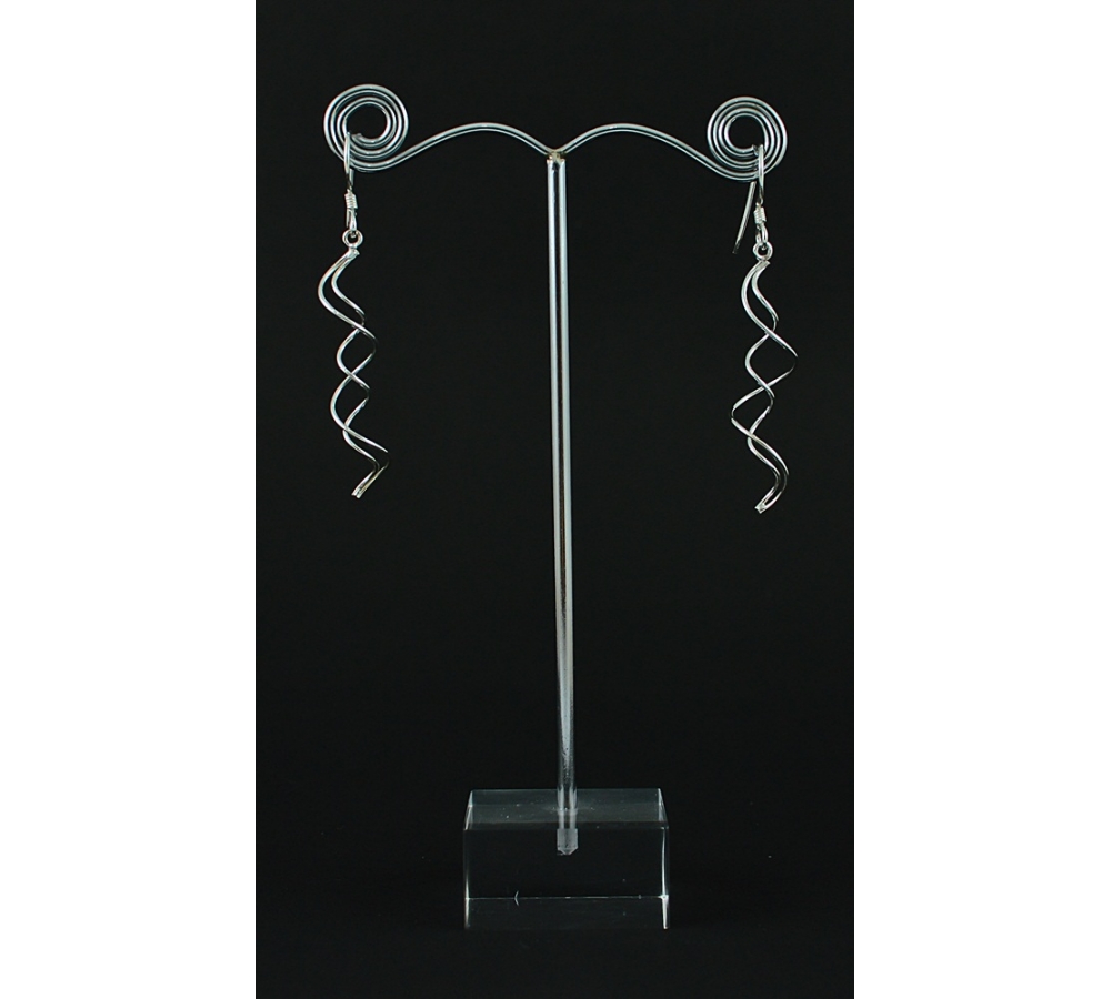 S0299 Plain Silver Earring
