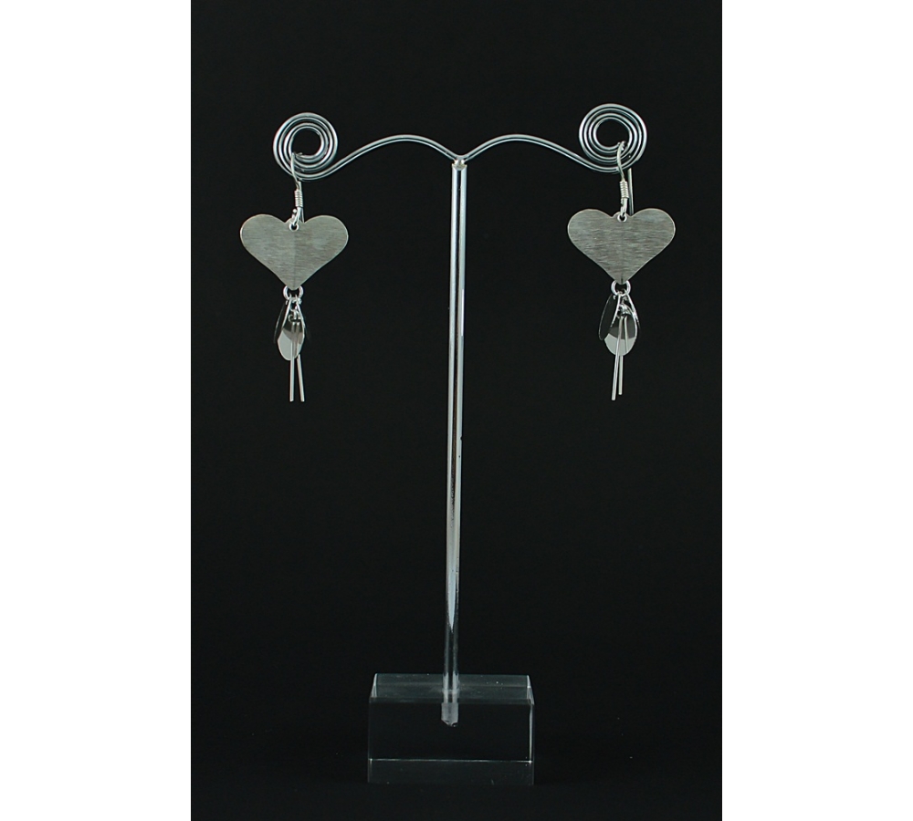 S0298 Plain Silver Earring
