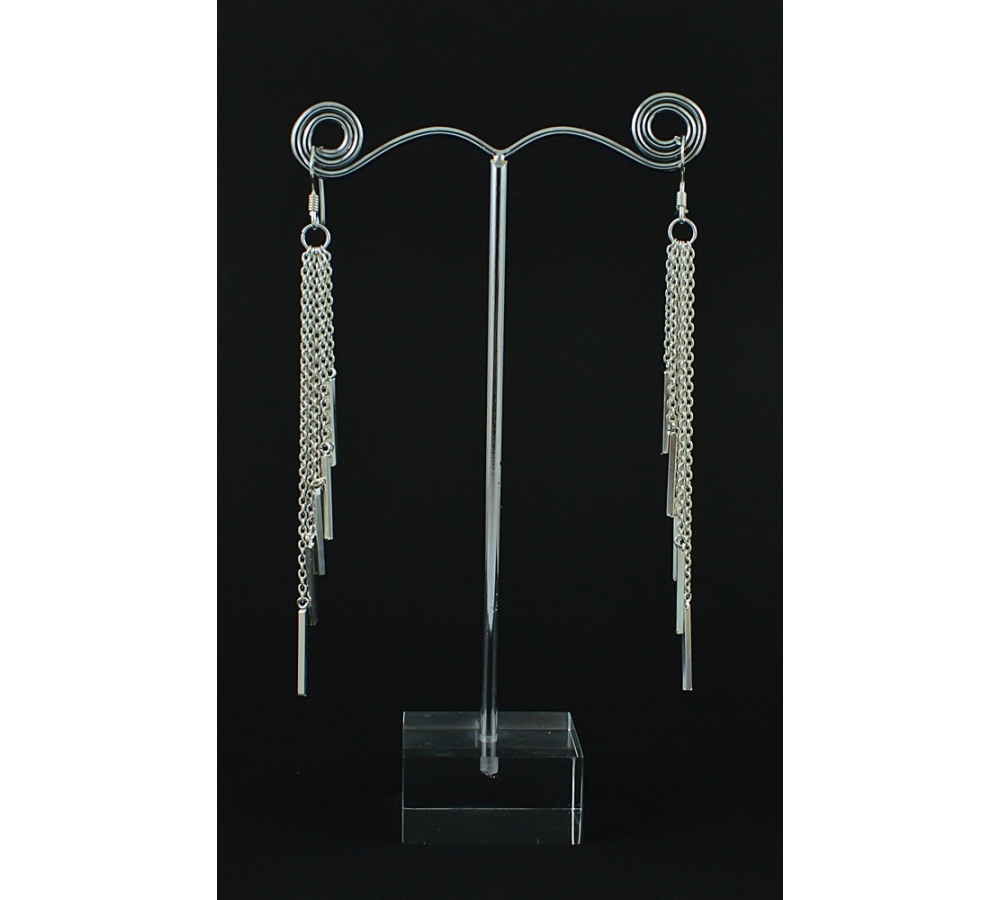 S0294 Plain Silver Earring