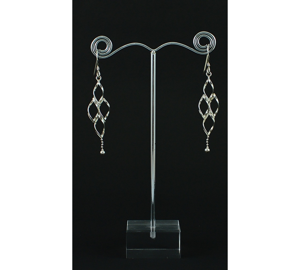 S0290 Plain Silver Earring