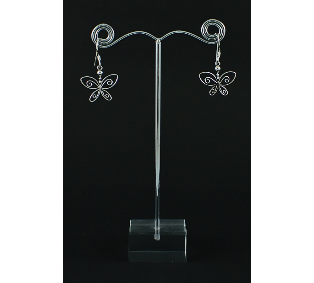 S0288 Plain Silver Earring