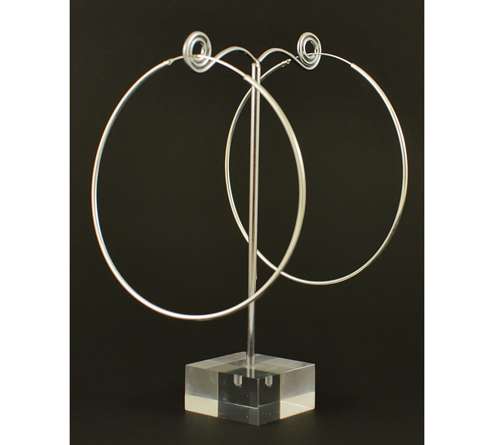 S0284 Plain Silver Earring