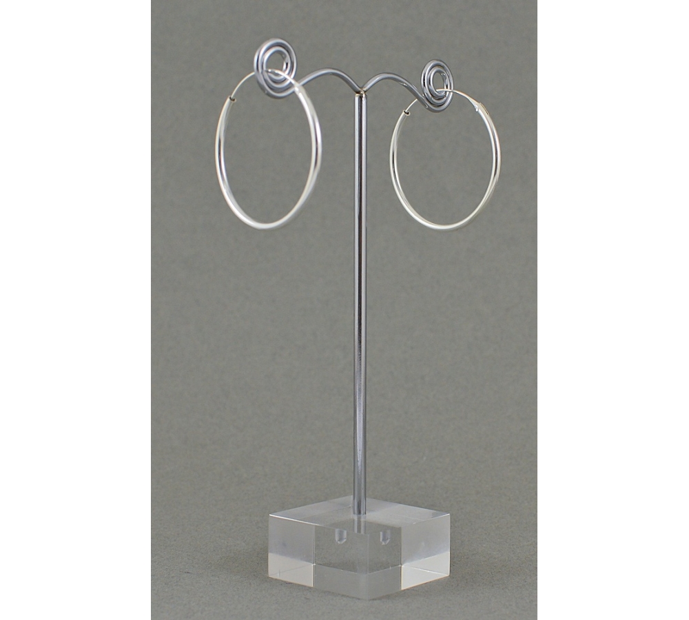 S0283 Plain Silver Earring