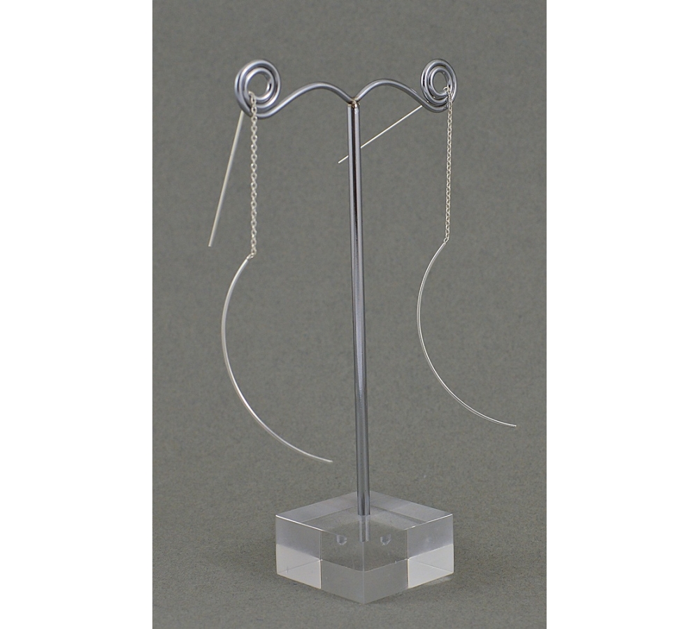 S0281 Plain Silver Earring