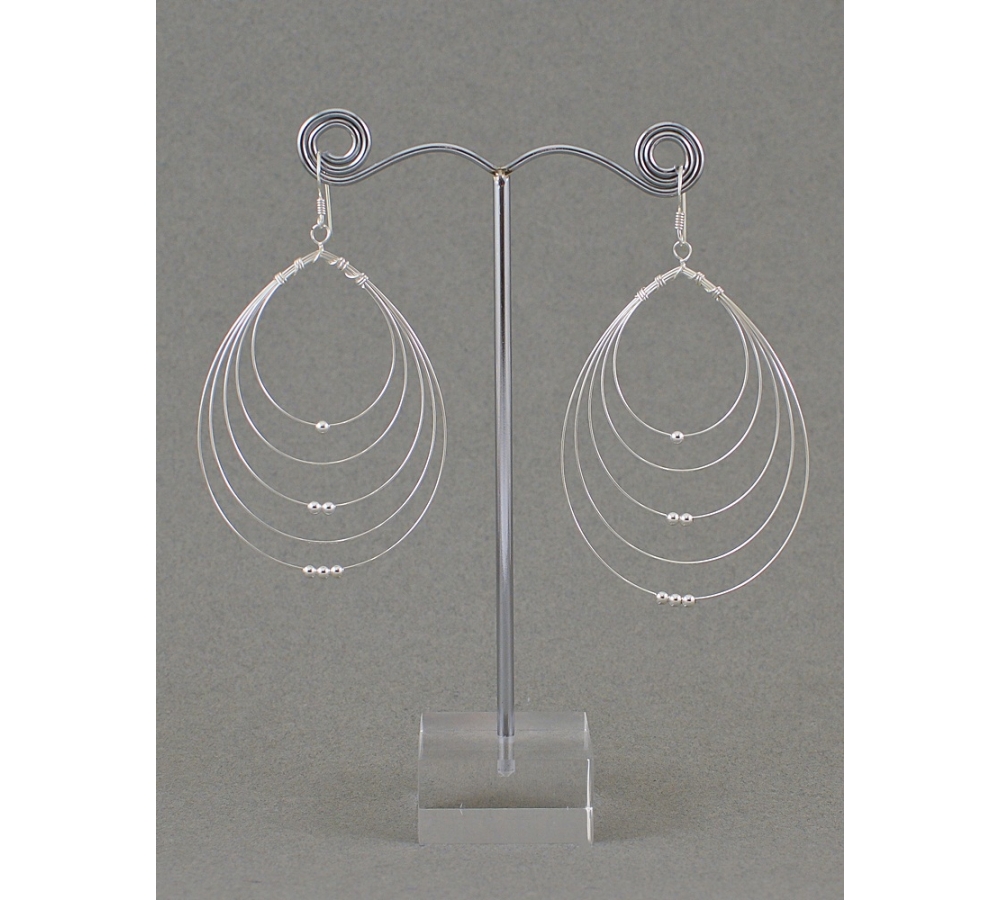S0275 Plain Silver Earring
