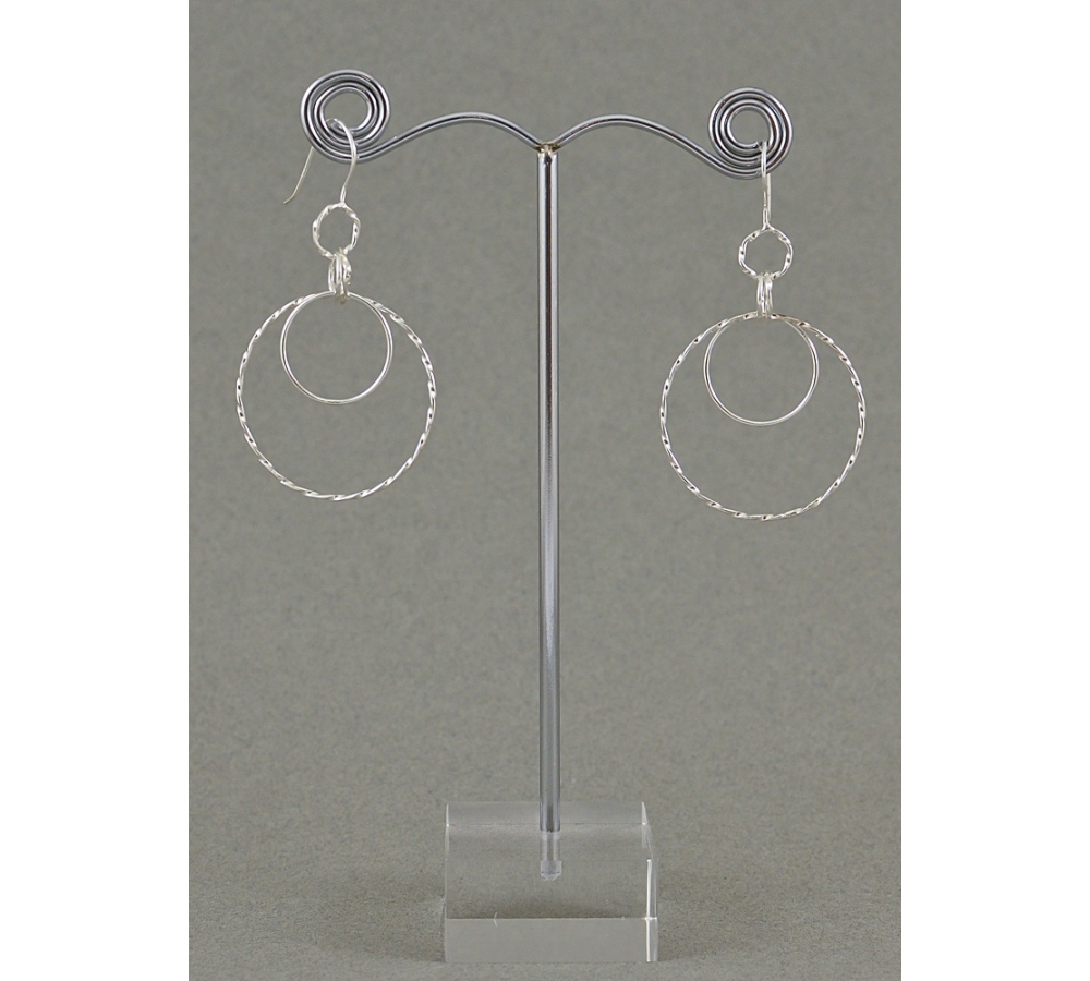 S0273 Plain Silver Earring