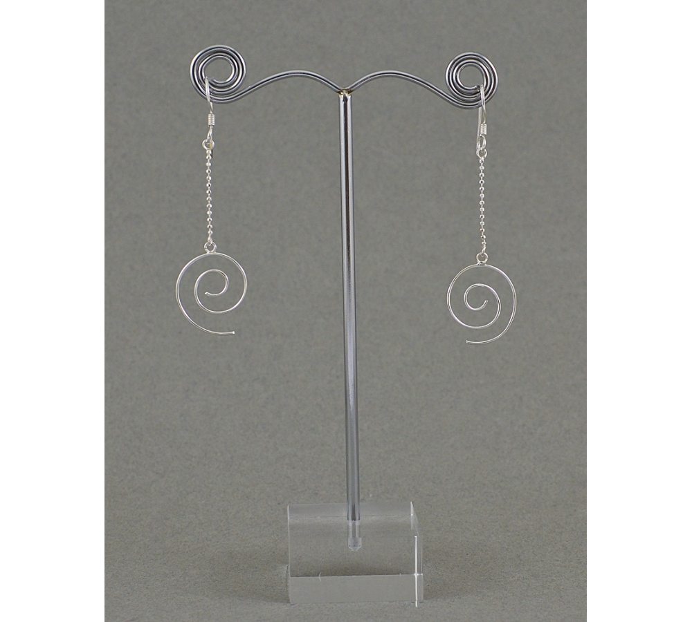 S0272 Plain Silver Earring
