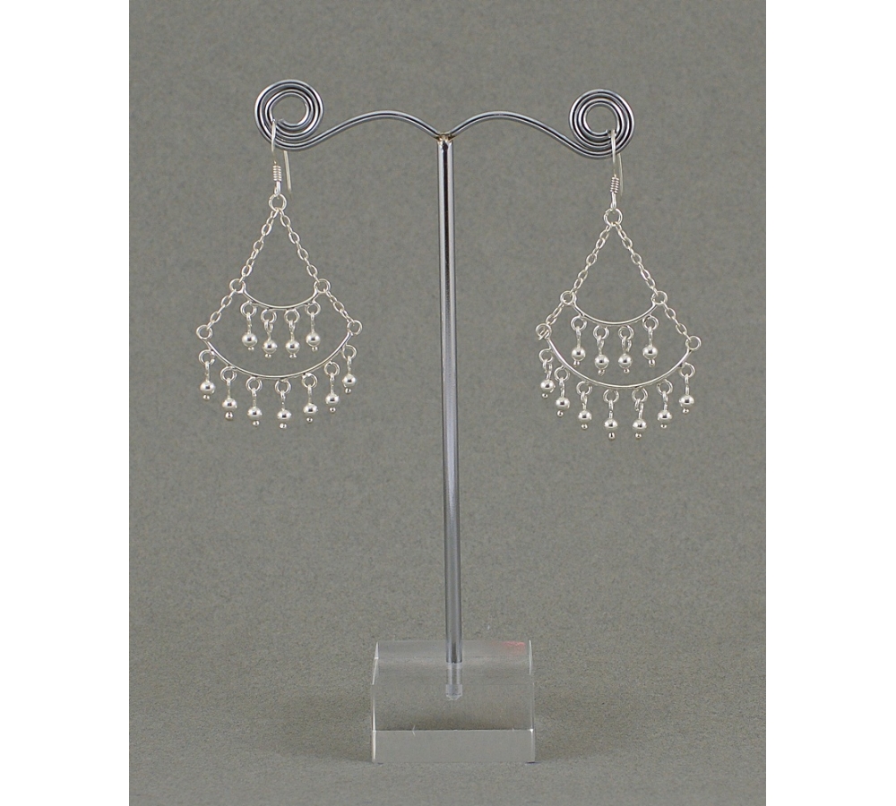 S0271 Plain Silver Earring